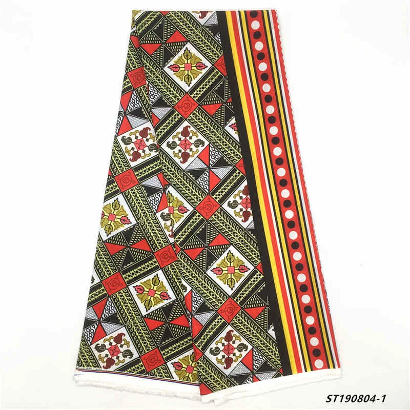 ST190804-1 Mr. Z Анкара Африканский Воск принты ткань нигерийский Атлас восковые ткани Высокое качество 5 ярдов Высокое качество имитировать Slik ткань - Цвет: ST190804-1