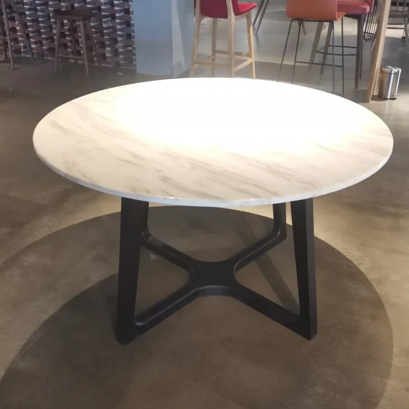 U-BEST nordic round wooden solid large marble top обеденные наборы дизайна столов и стульев | Мебель