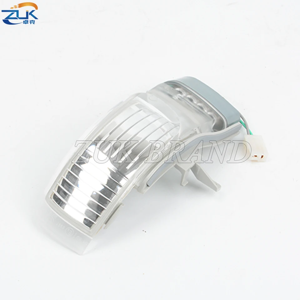 ZUK Новое наружное заднего вида боковое зеркало светодиодная Поворотная