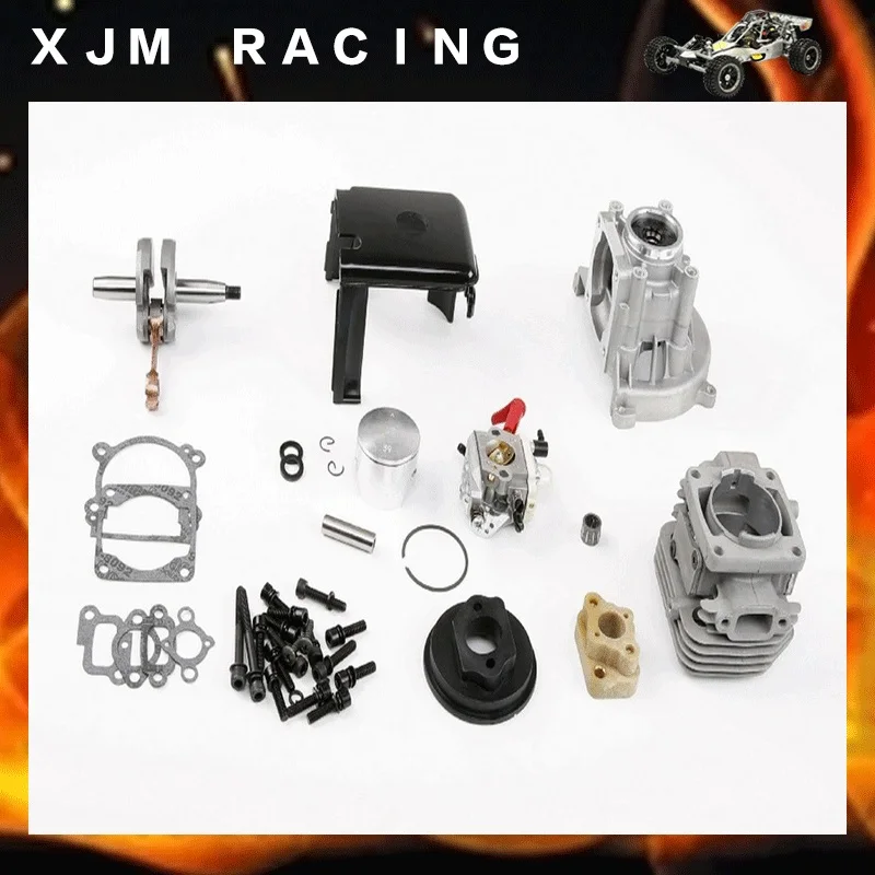 4 bolt 32cc Модернизированный набор цилиндров 36cc с карбюратором Walbro 1170 для 1/5 HPI ROFUN ROVAN