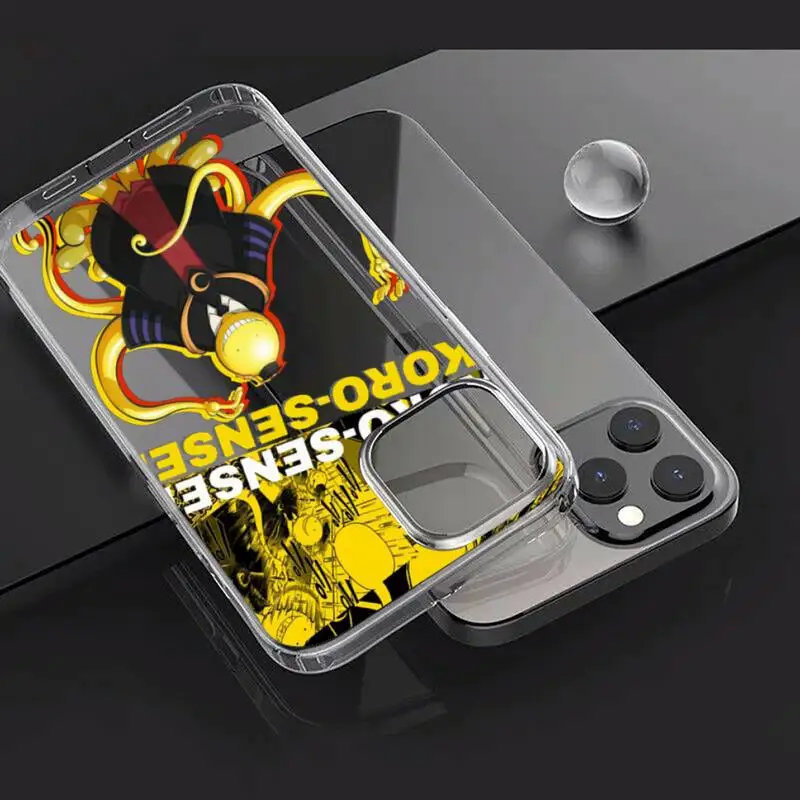 

Assassination Classroom Anime Phone Case Transparent for iPhone Samsung A S 11 12 6 7 8 9 30 Pro X Max XR Plus lite