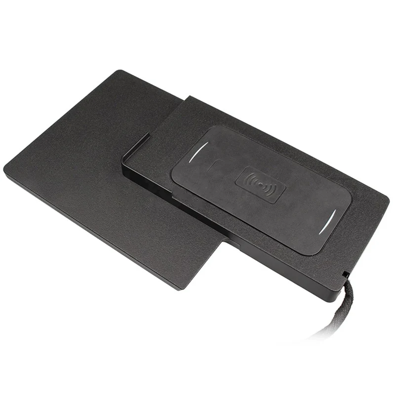 

Car Qi Wireless Charger,10W QI Phone Charging Storage Box For- A4L A5 S4 16-18 Fast Charging Plate