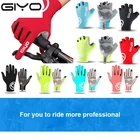Профессиональные велосипедные перчатки GIYO на полпальца, Нескользящие митенки без пальцев для горных и маленьких трюков, для дорожных велосипедов