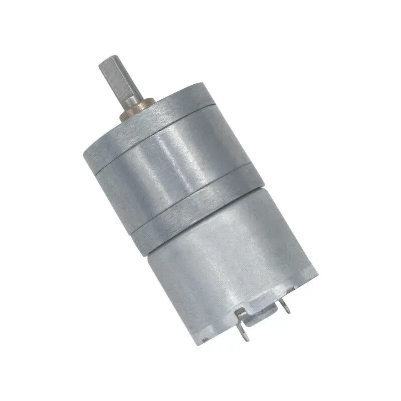 DC 12V 100RPM Micro 25mm Full Metal Gearbox Gear Motor Speed Reduction Mute Large Torque Slow D-shaft Low Noise | Обустройство дома