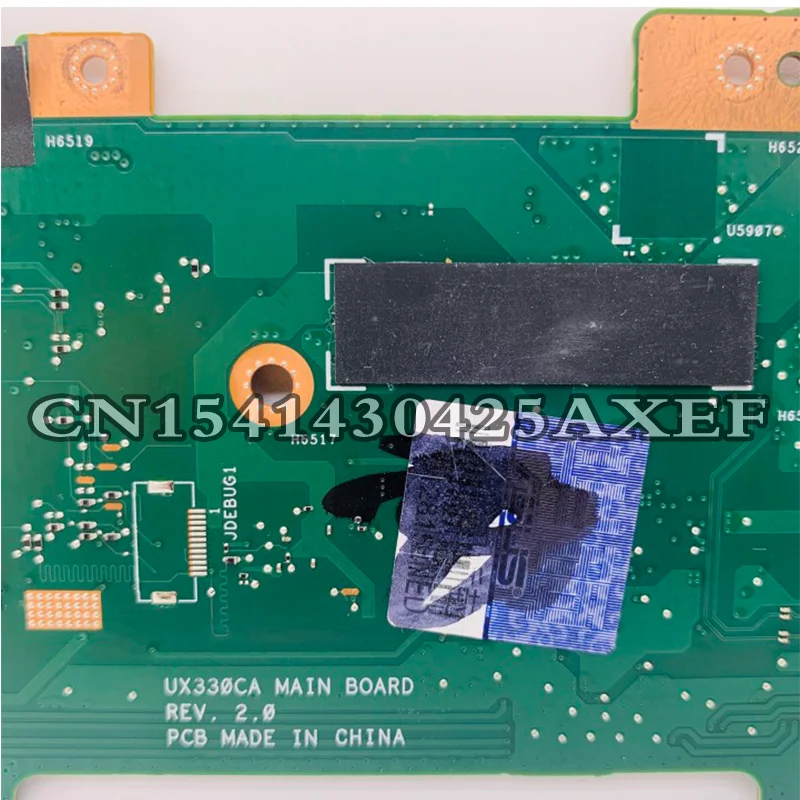 ux330c original motherboard is suitable for asus u330cak ux330 ux330c notebook motherboard with m3 7y30 cpu 8gbram 100 test ok free global shipping