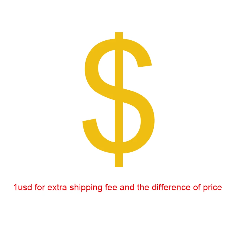 

1usd for extra shipping fee and the difference of price