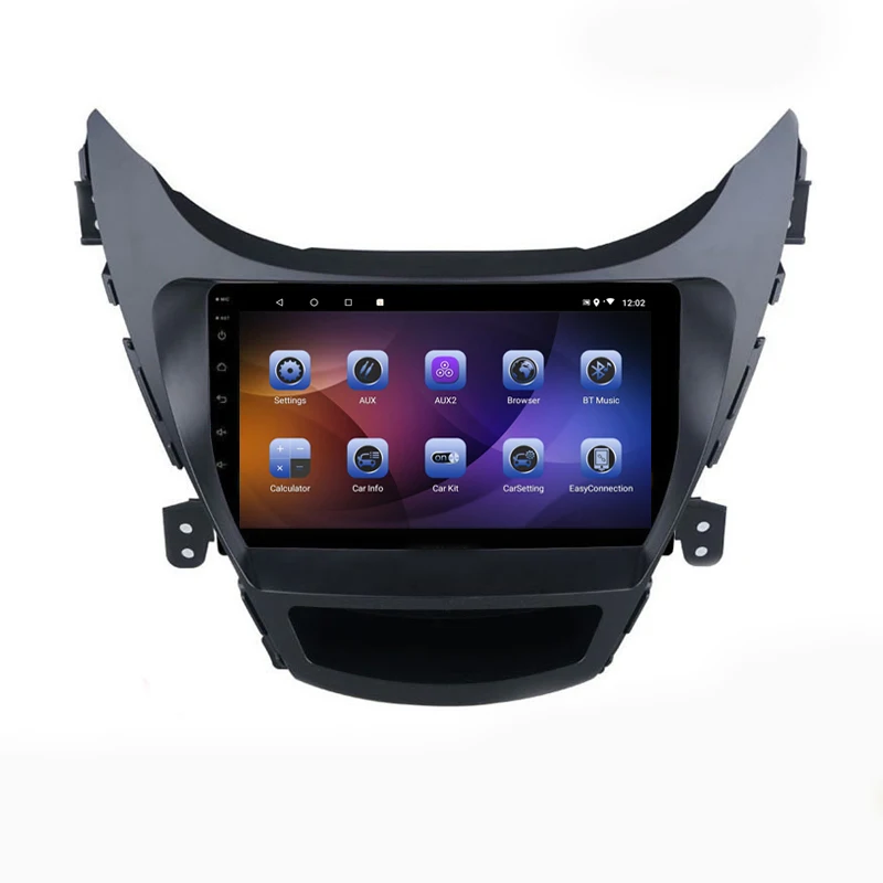 Автомагнитола 9 &quot 4 Гб ОЗУ 8 ядер 1 87 ГГц Android DVD GPS навигация для Hyundai Elantra MD Avante I35 2012