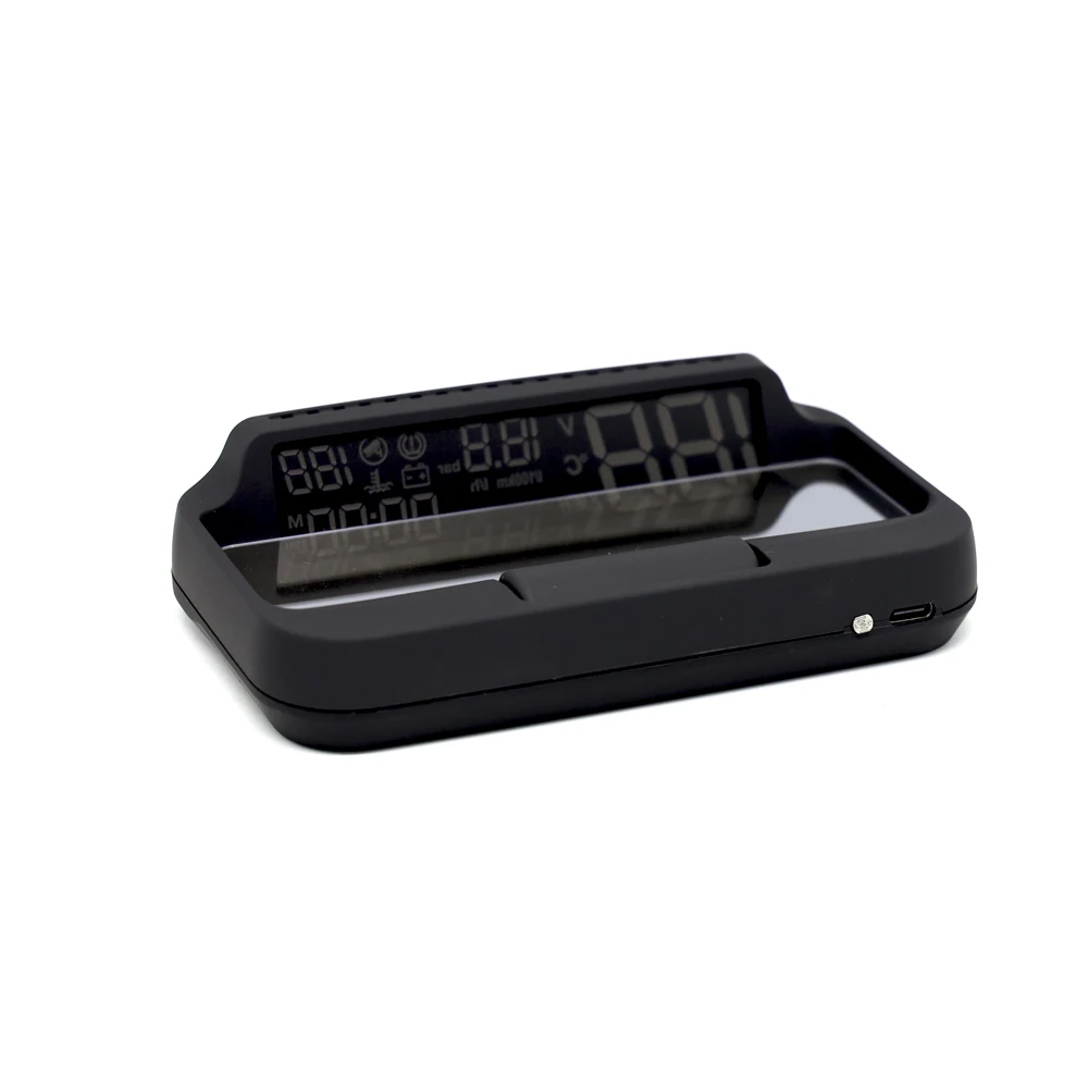 EANOP M40PLUS зеркало HUD проекционный дисплей OBD2 Winshield скорость измерения оборотов в