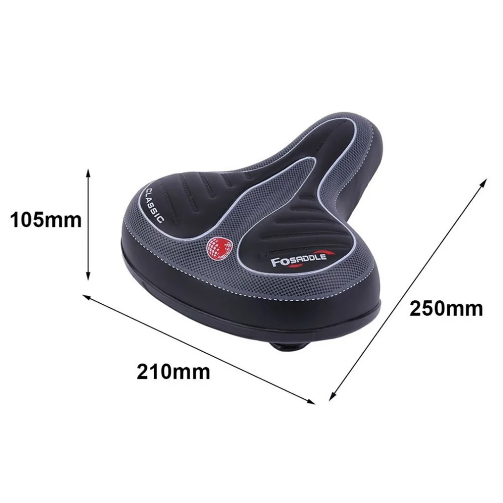 

Comfortable Wide Big Bum Bike Bicycle Gel Saddle Pad Cruiser Extra Sporty Soft Saddle Seat Cover For MTB Road Bike