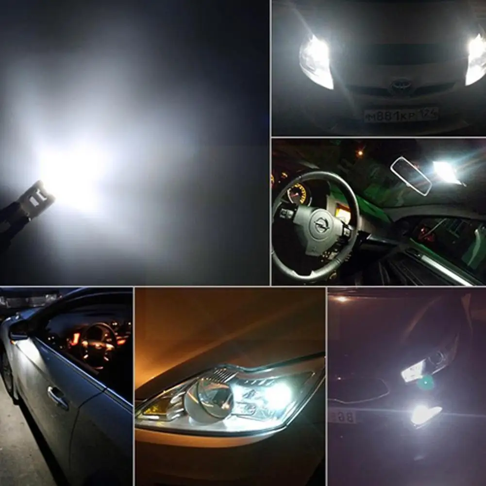 

Ba9s Ceramic Cob 3d Led Auto Car Marker Light Parking Lights 12v White Dome Lamps Bulbs License Plate Reading M2k6
