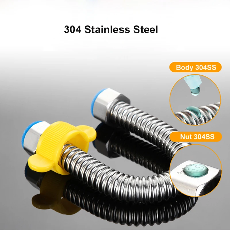 Гофрированный соединитель из нержавеющей стали 304 водонагреватель