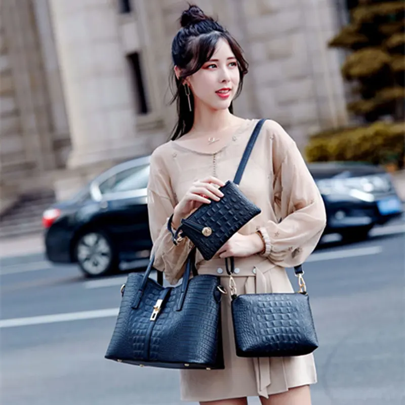 

Scione 3pcs/Set Women Bag Ladies Hand Bags Luxury Handbags Women Bags Designer Bags For Women 2020 Handbag PU Composite Bag