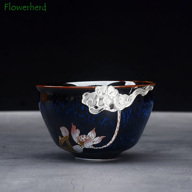 

Ceramic Porcelain Tea Cup Teaware Creative High-end Kiln To Make Teacup Ceramic Single Cup Tea Cup Tea Cup Set Kung Fu Tea Cup
