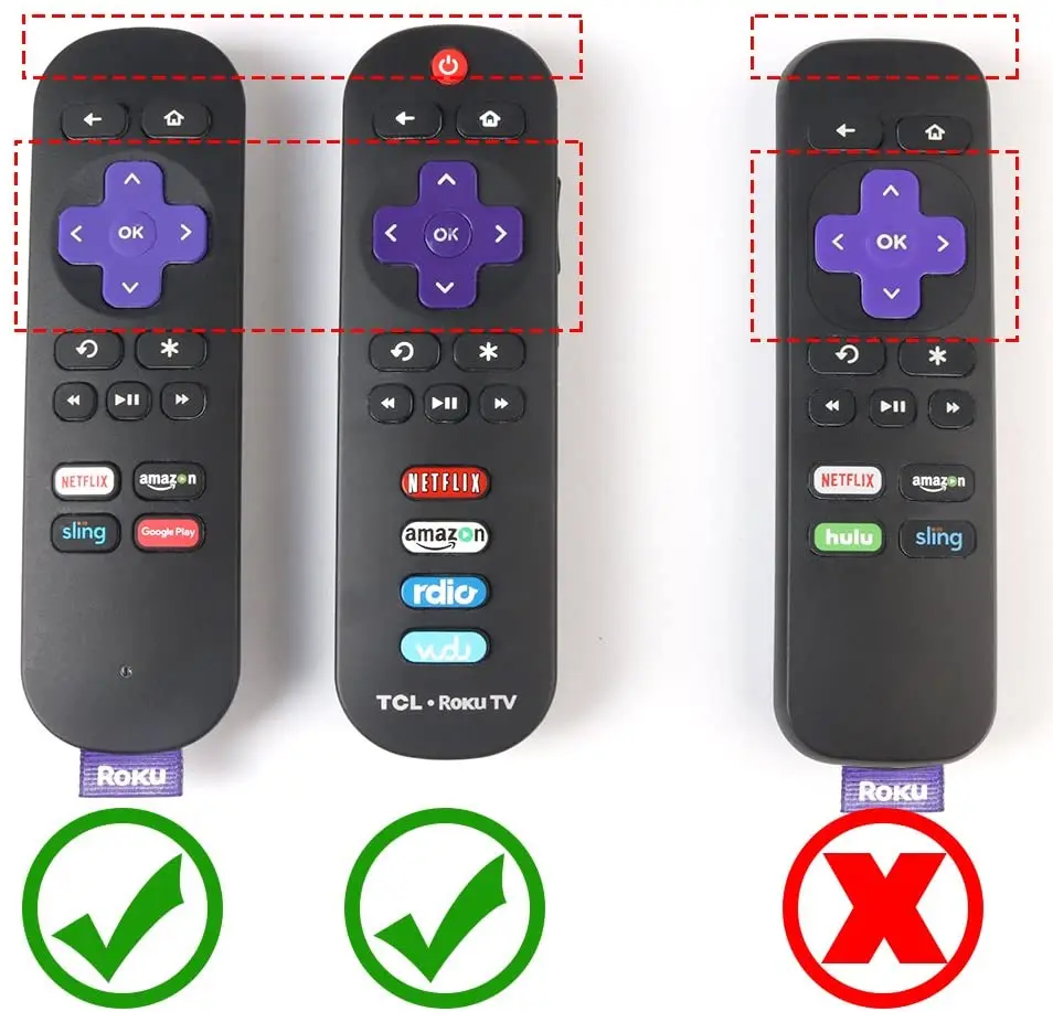 Чехол SIKAI для пульта дистанционного управления TCL Roku RC280 защитный чехол 3600R / -