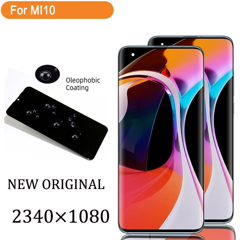 Оригинальный Новый ЖК-дисплей для Xiaomi MI 10 Mi10 телефон сенсорный экран дигитайзер в