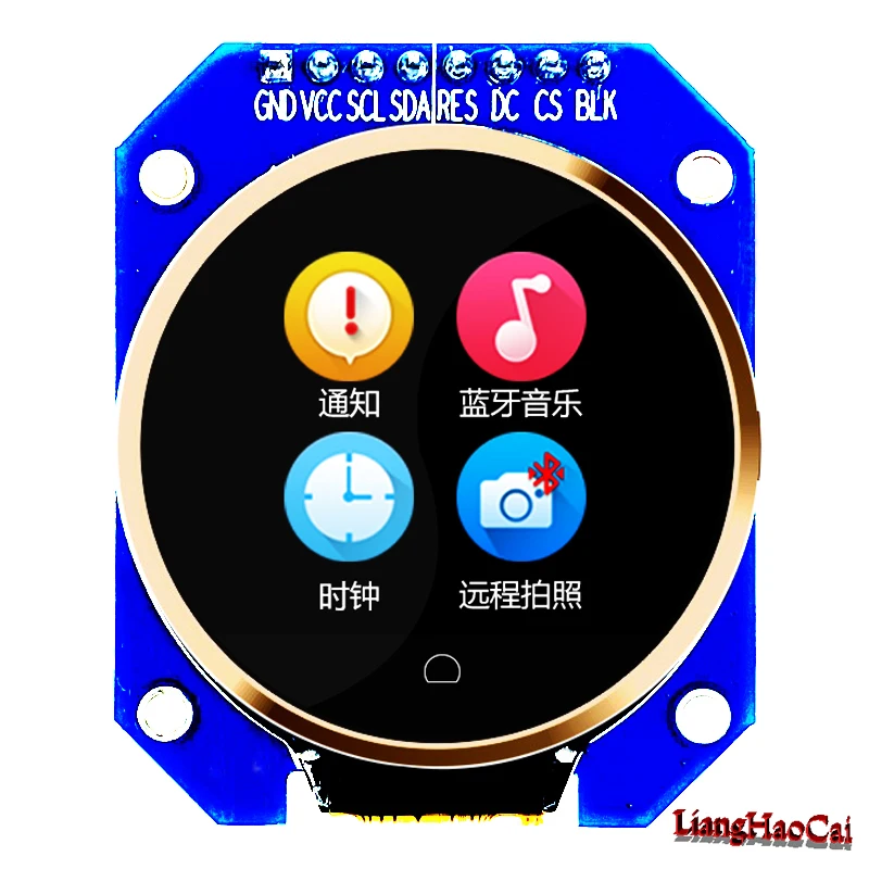 IPS 1 28 дюймов 8-контактный SPI TFT ЖК-модуль цветной круглый экран адаптер PCB плата GC9A01