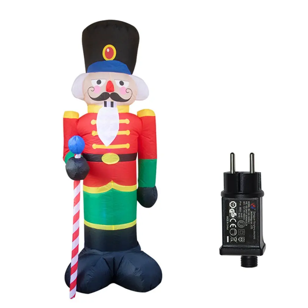 

Inflatable Christmas Soldier Decoration Inflatable Christmas Outdoor Lighted Yard Decoration Nutracker Toy Soldier