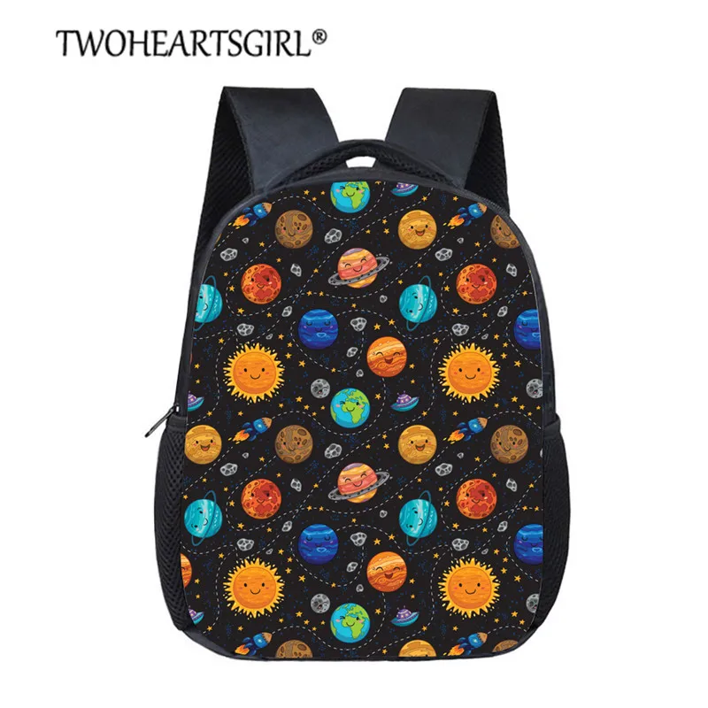 Рюкзак для мальчиков и девочек с изображением планеты 12 дюймов | Багаж сумки