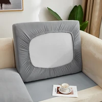solid color slipcover sofa seat cushion cover sofa covers for living room removable elastic seat chair cover furniture protector