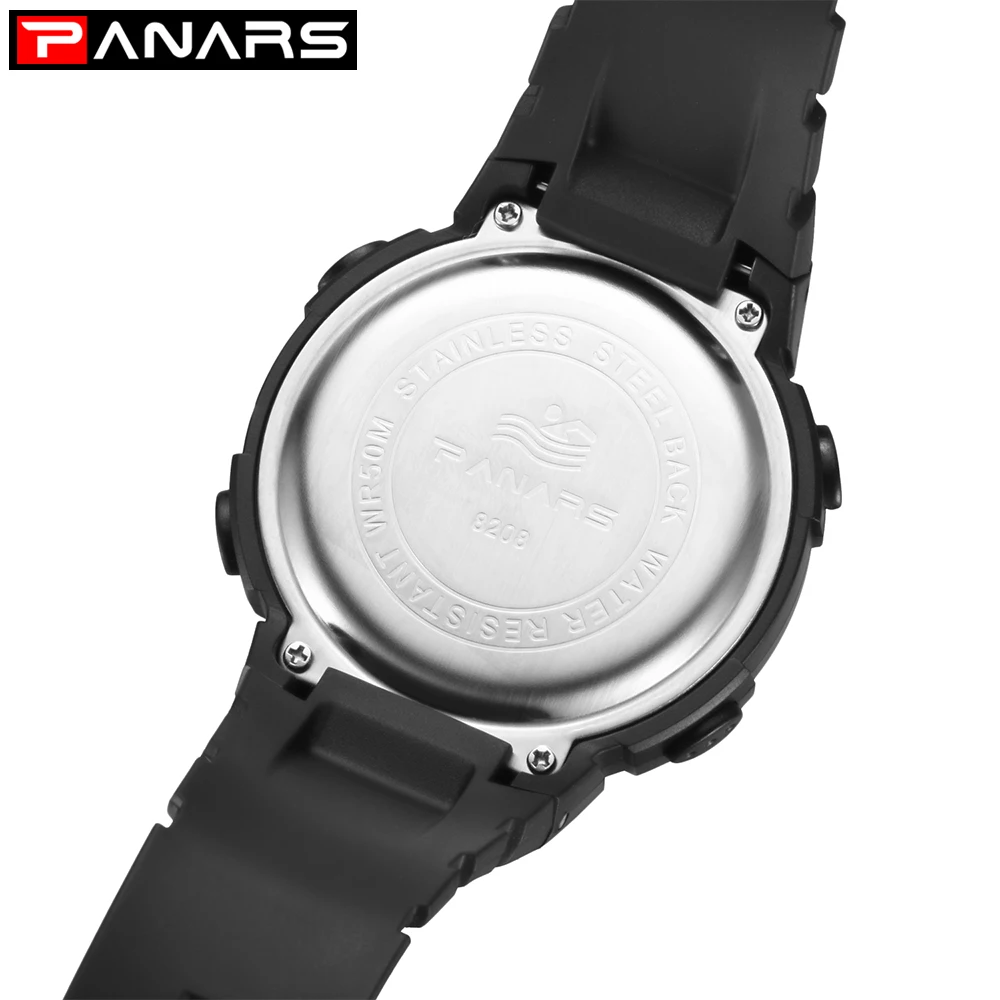 

2021PANRS New Luxury Designer Date Sports Outdoor Men's Electronic Watch Casual Waterproof Luminous