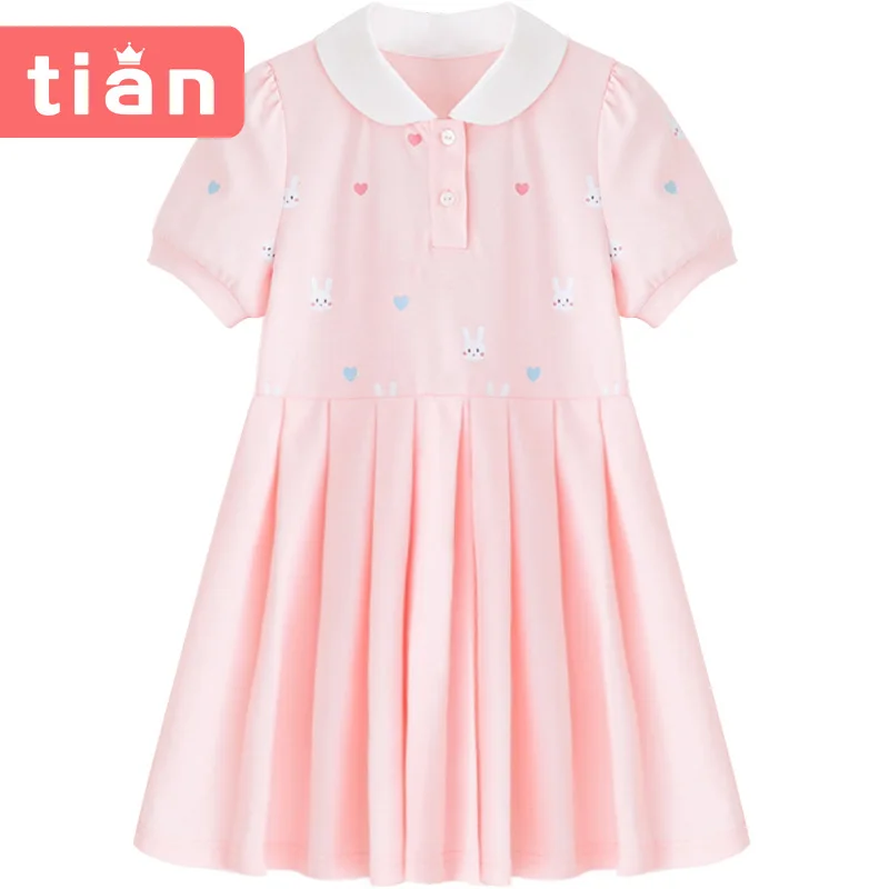 

Children's wear Summer 2021 new printed skirt girls' dress