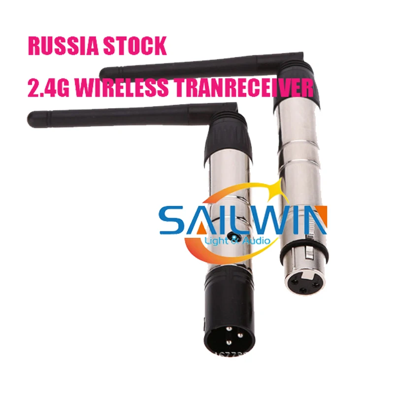 Sailwin 2.4G Ism Dmx512 Wireless Male Xlr Transmitter Stage Light Par Party Antenna Dmx Receiver | Лампы и освещение