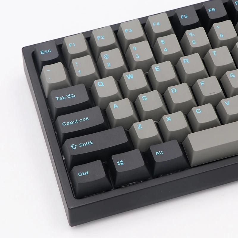 

green ink double-shot keys two source pbt keycap for mechanical keyboard usb with cherry wire mx switch keycaps