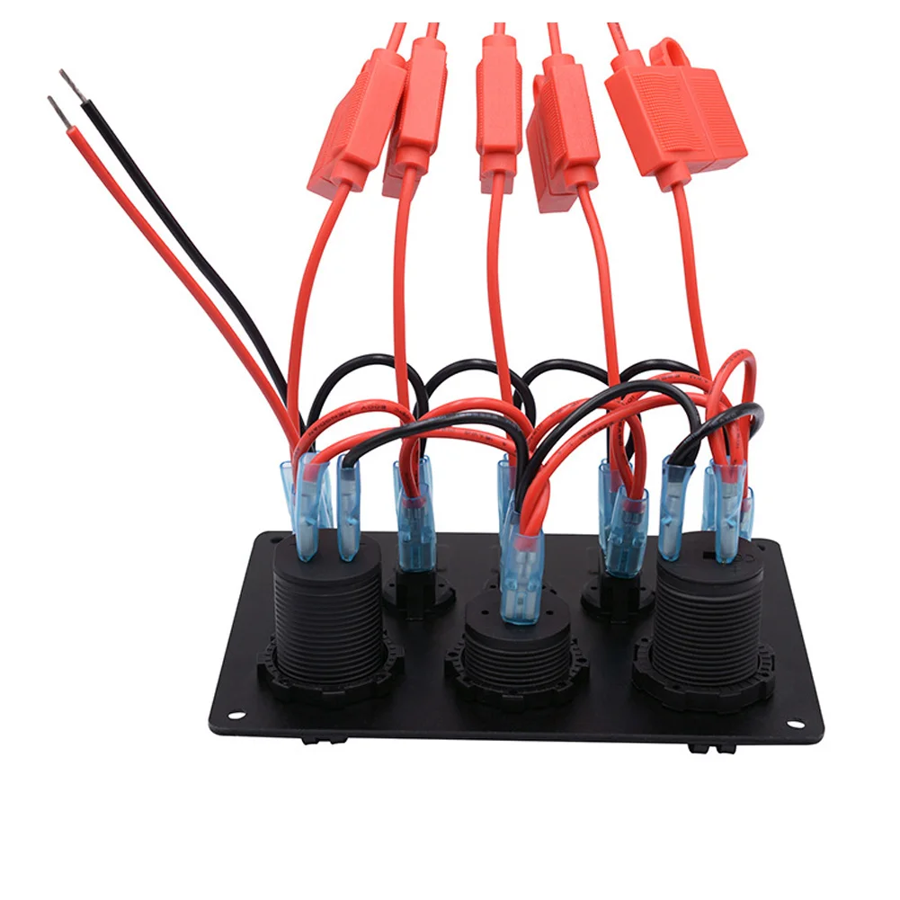 Круглый 5 позиционный комбинированный переключатель для яхты автомобильное