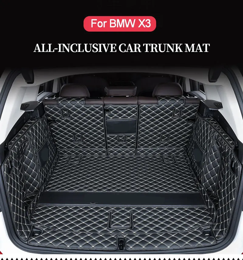 

For BMW X3 G01 Car Trunk Mat Acoustic Fabric Car Upholstery Floor Mats Cargo Liner Interior Accessories Automobiles Parts 18-20