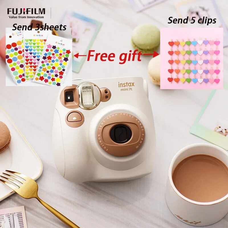 Однократная мини камера Fuji instax mini 7C Polaroid Mini7C подарок для ребенка|Плёночные и