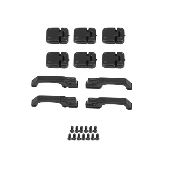 

1Set Black Plastic Climbing Car Door Hinges & Door Handles for 1:10 RC Crawler Traxxas TRX4