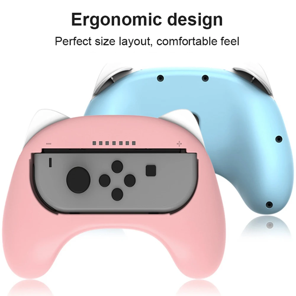 2 пары гоночных игр Joy con контроллер гоночный руль ручка ручки Nintendo Joycon шапки для