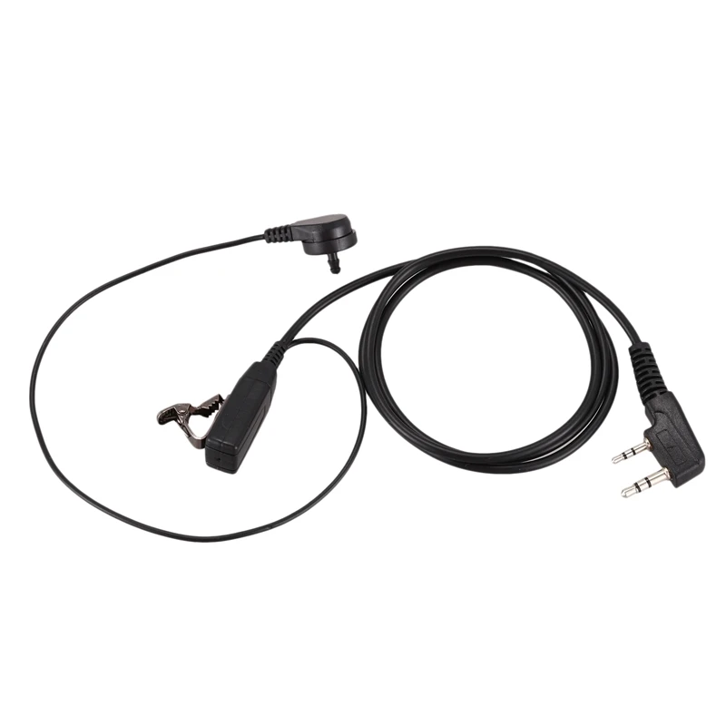 Air Acoustic Tube Earpiece for Baofeng Walkie Talkie Portable Radio Accessories 2 Pin PTT Headset Microphone BF-888S UV-5R | Электроника