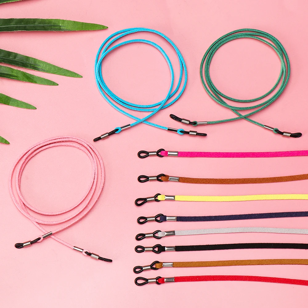 New Leather Glasses Chain Sunglass Strap High Elasticity Eyeglass Cord Holder Necklace Fashion Eye Wear Decoration | Аксессуары для
