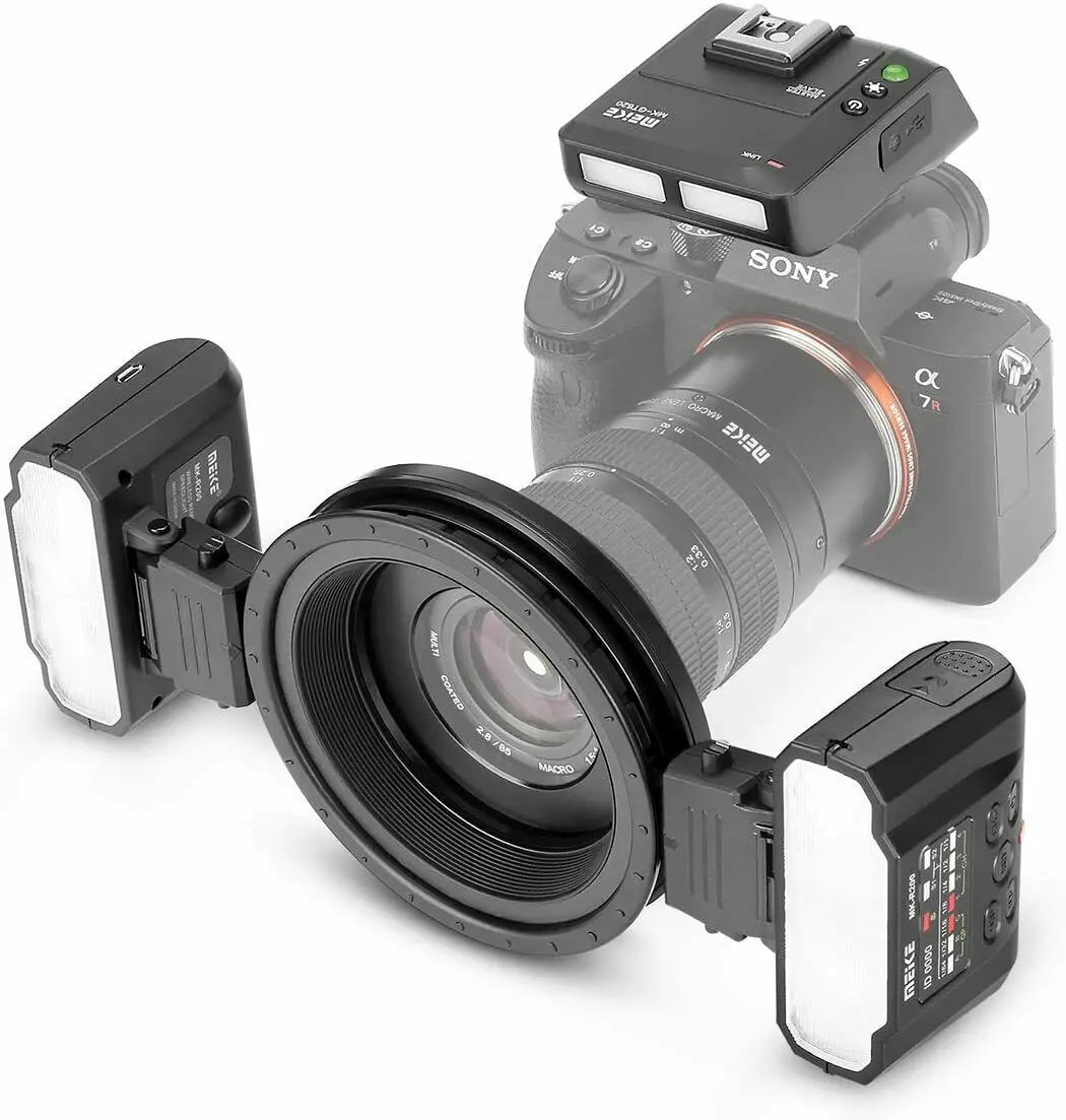 

Meike MK-MT24S Macro Twin Lite Flash Для беззеркальных камер Sony