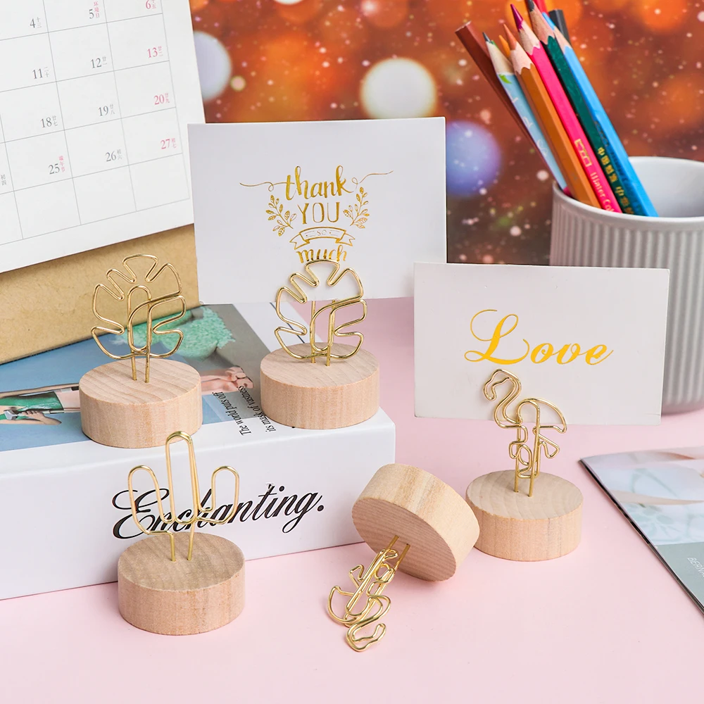 1 шт. круглая деревянная подставка для фотографий | Канцтовары офиса и дома