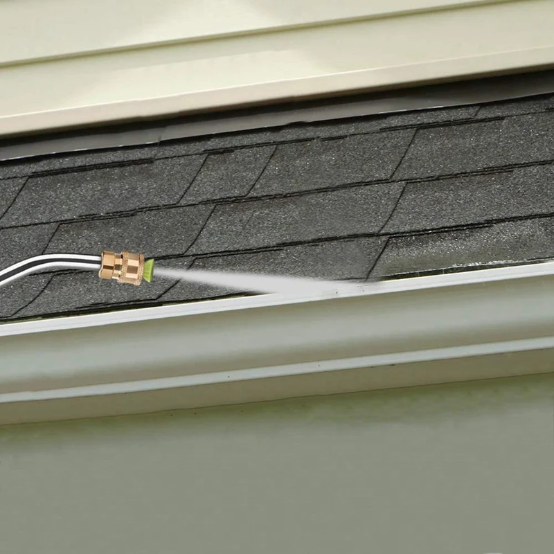 Gutter Cleaning Extension Wand 6.7 Inch for Gutters Roof Areas or Trucks 30 Degree Angle 1/4 Quick Connect 4000 | Автомобили и