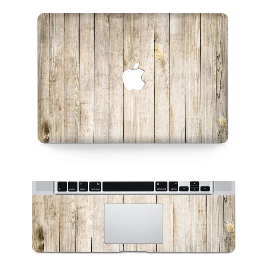 15 Виниловая наклейка с деревянной текстурой, чехол для ноутбука Apple Macbook Pro Air Mac 1" 13" 15 дюймов/Unibody 13 дюймов для ноутбука - Цвет: 15
