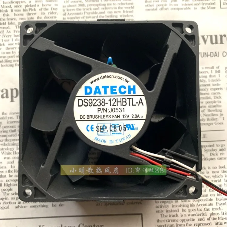 

Новый DS9238-12HBTL-A 9038 12V 2.0A 9 см защиты электродвигателя Вентилятор охлаждения