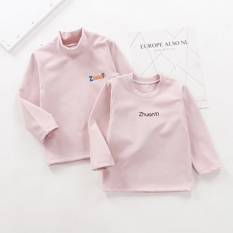 Детская футболка с длинным рукавом и надписью осенняя новинка детские базовые