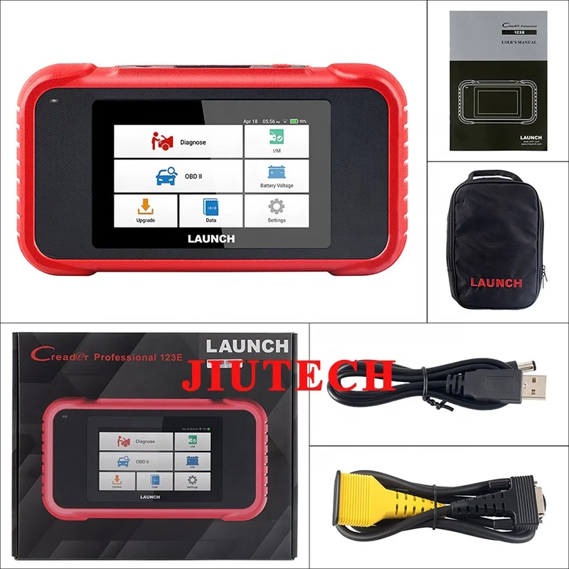 

For LAUNCH X431 CRP123E for ENG AT ABS SRS sytsem diagnostic tool OBDII Code Reader CRP123E better than CRP123 Creader VII+