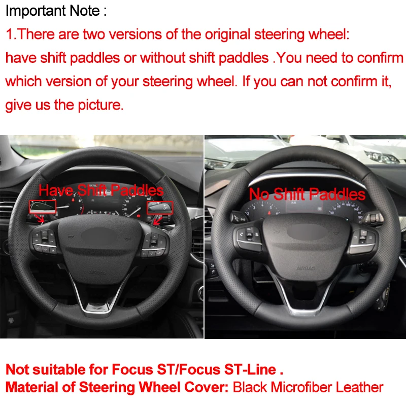 Рукоделие для шитья Ford Focus 4 2019 2020 Fiesta 17 19 Tourneo 2018 новый дизайн волана|Чехлы на руль|