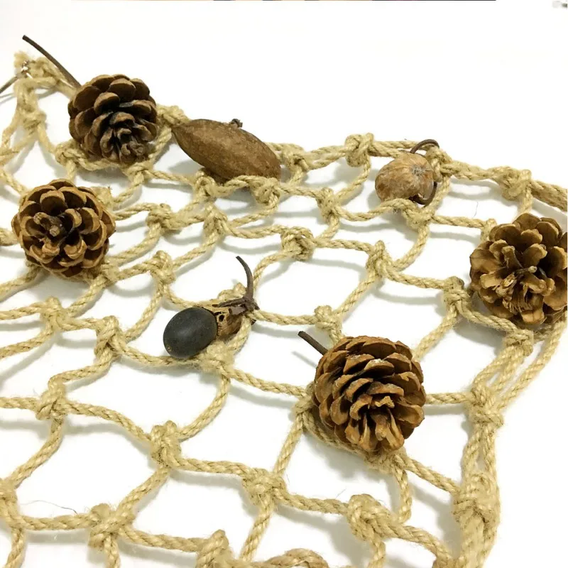 

Parrot Climbing Ladder Cotton Rope Net Bird Toy Cage Hanging Pet Activity Toy With Nuts For Hamster Ferret Small Animal