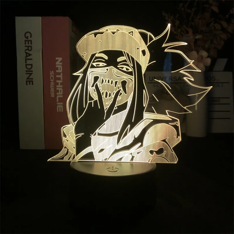 Лига Легенд Akali Rogue убийца 3D ночник игра для комнаты Декор милый подарок на день