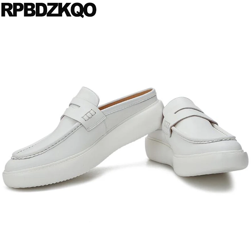 Сандалии Металлический бренд Деловая повседневная мужская обувь из воловьей