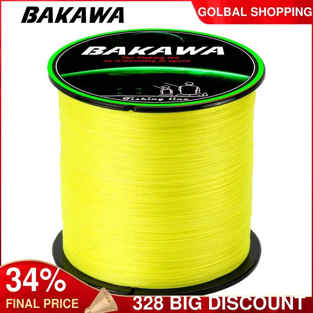 BAKAWA 300M PE 4 Strand Braided Fishing Line - High-Quality Multifilament Fishing Line for Carp Fishing - Super Strong and Durable image 2
