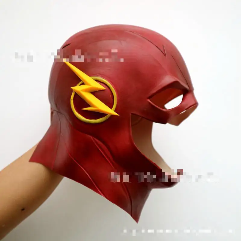 Маска на Хэллоуин настоящая маска молнии гарнитура Dc Super hero The Flash Hero Movie Theme Cos