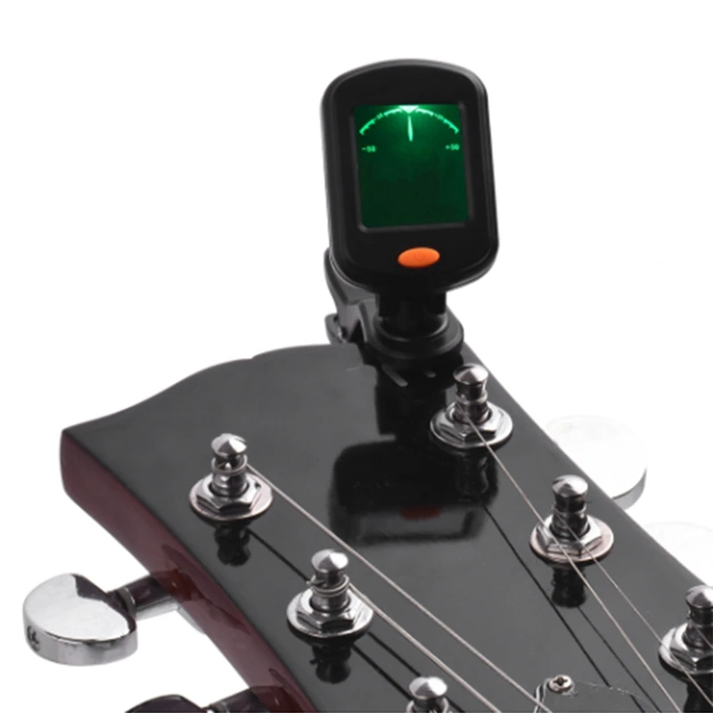 

Electric Guitar Tuner Pedal Clip Chromatic Digital Rotatable LCD Screen Tuners for Guitar Bass Violin Guitar Accessories