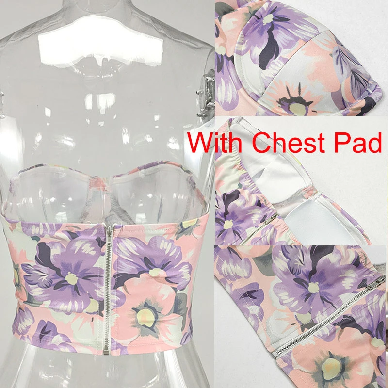 

Giyu Sexy Vintage Floral Printed Vest Blouse Women 2020 Summer Club Casual Off Shoulder Backless Sleeveless Crop Tops Shirts