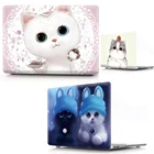 Cute Cat Women's Laptop Cover Case For Huawei Matebook 13 14 d14 d15 2020 X Pro 13.9 20192020 Honor Magicbook 14 15 Laptops